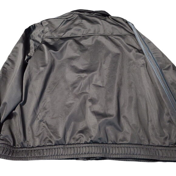Starter Mens Jacket Black Size 3XL 100% Polyester Zip Windbreaker Long Sleeve - Picture 2 of 12